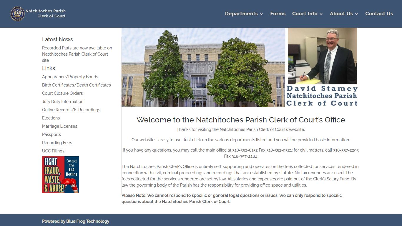 Natchitoches Parish Clerk of Court | Proudly Serving Natchitoches Parish